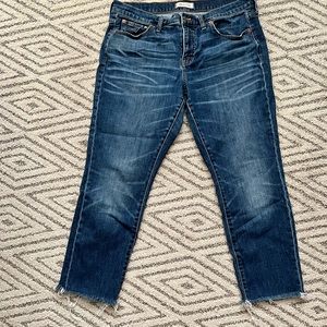 Madewell boysjeans. Distressed. Size 30.